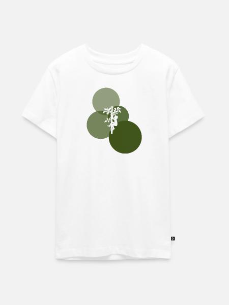 Klettern Aufstieg Steigeisen - Teenager Premium Bio T-Shirt - Weiß