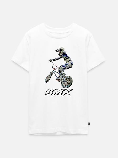 BMX - Teenager Premium Bio T-Shirt - Weiß