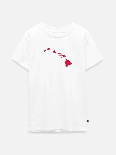 Hawaii - Teenager Premium Bio T-Shirt - Weiß
