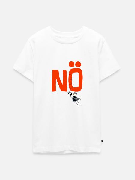 Nö - Teenager Premium Bio T-Shirt - Weiß