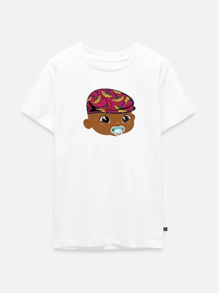 Afrikanische Kinderflaschen - Teenager Premium Bio T-Shirt - Weiß