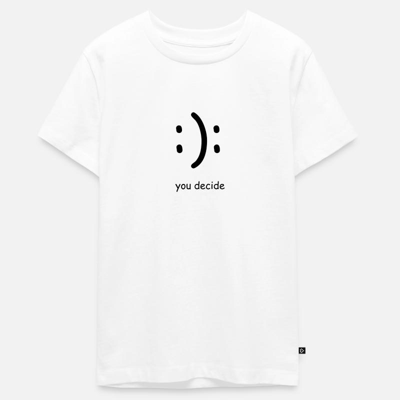 Vous décidez - T-shirt Premium bio Ado - blanc