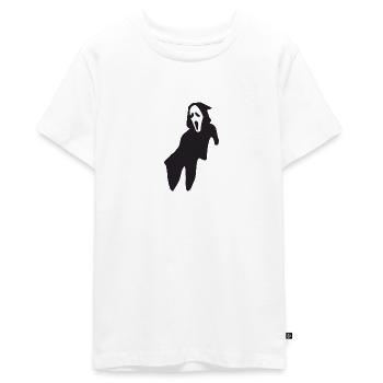 Scream - Teenager Premium Organic T-Shirt - white - Front - AI Model Teenager Male light (155cm)