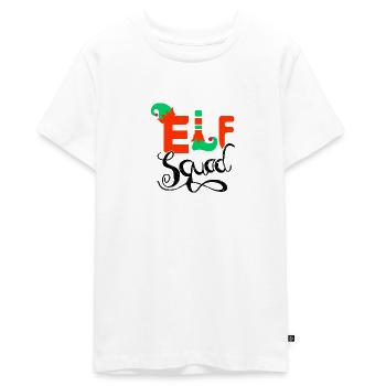 ELF SQUAD - T-shirt Premium bio Ado - blanc - Devant - AI Model Teenager Male light (155cm)