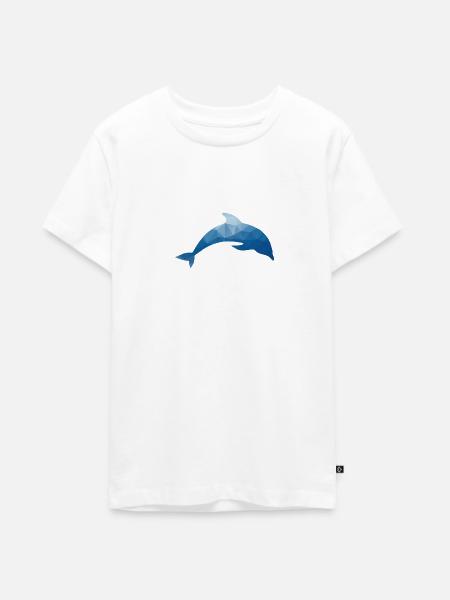 Delphin - dolphin - Teenager Premium Bio T-Shirt - Weiß
