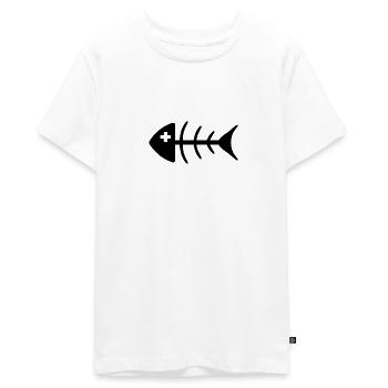 TOTE HOUTA - Teenager Premium Bio T-Shirt - Weiß - Vorne - AI Model Teenager Male light (155cm)