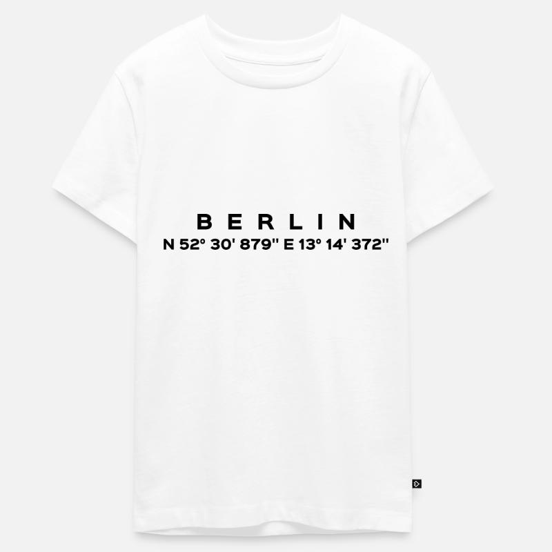 Berlin - T-shirt Premium bio Ado - blanc