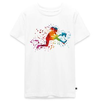 HH3 - Teenager Premium Organic T-Shirt - white - Front - AI Model Teenager Male light (155cm)