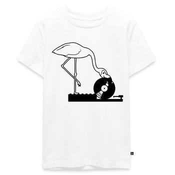 fête de la musique célébrer club disco raccrocher v - T-shirt Premium bio Ado - blanc - Devant - AI Model Teenager Male light (155cm)