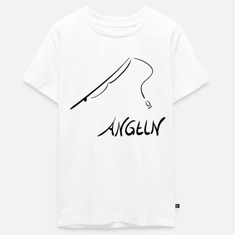 pêche - T-shirt Premium bio Ado - blanc