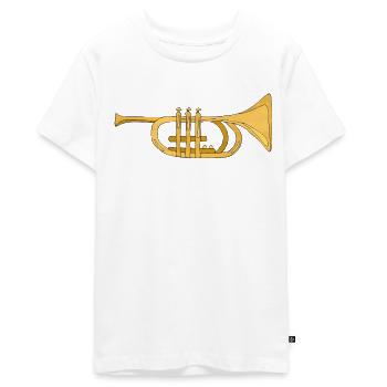 Musikinstrument - Teenager Premium Bio T-Shirt - Weiß - Vorne - AI Model Teenager Male light (155cm)
