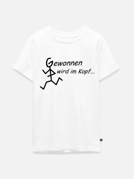 laeufer6 - Teenager Premium Bio T-Shirt - Weiß