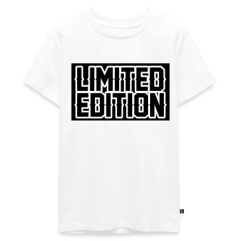 Édition limitée - T-shirt Premium bio Ado - blanc - Devant - AI Model Teenager Male light (155cm)
