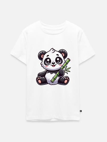 Entspannter Koala - Teenager Premium Bio T-Shirt - Weiß