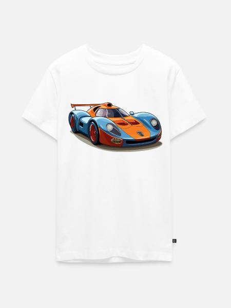Sportwagen - Teenager Premium Bio T-Shirt - Weiß