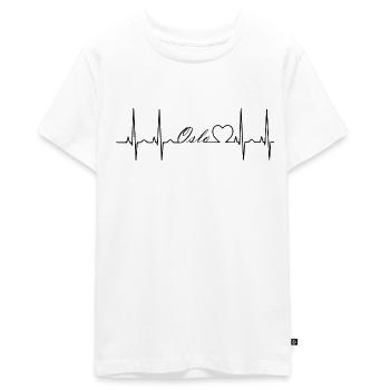 Oslo - Teenager Premium Bio T-Shirt - Weiß - Vorne - AI Model Teenager Male light (155cm)