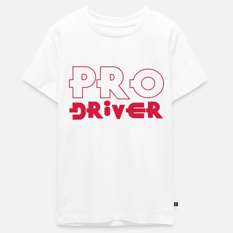 Pro Driver - T-shirt Premium bio Ado - blanc