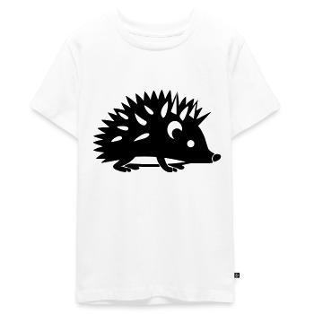 Igel - Teenager Premium Bio T-Shirt - Weiß - Vorne - AI Model Teenager Male light (155cm)