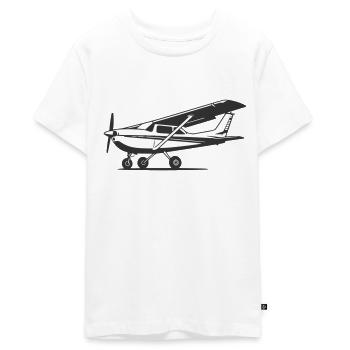 Petite machine - T-shirt Premium bio Ado - blanc - Devant - AI Model Teenager Male light (155cm)