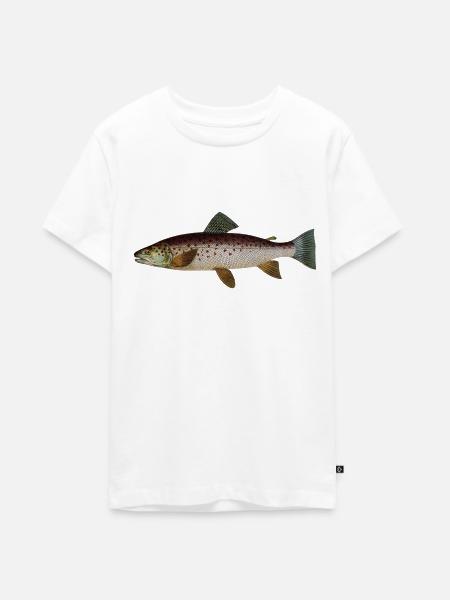 Forelle - Teenager Premium Bio T-Shirt - Weiß