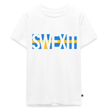 SWEXIT - Teenager Premium Bio T-Shirt - Weiß - Vorne - AI Model Teenager Male light (155cm)