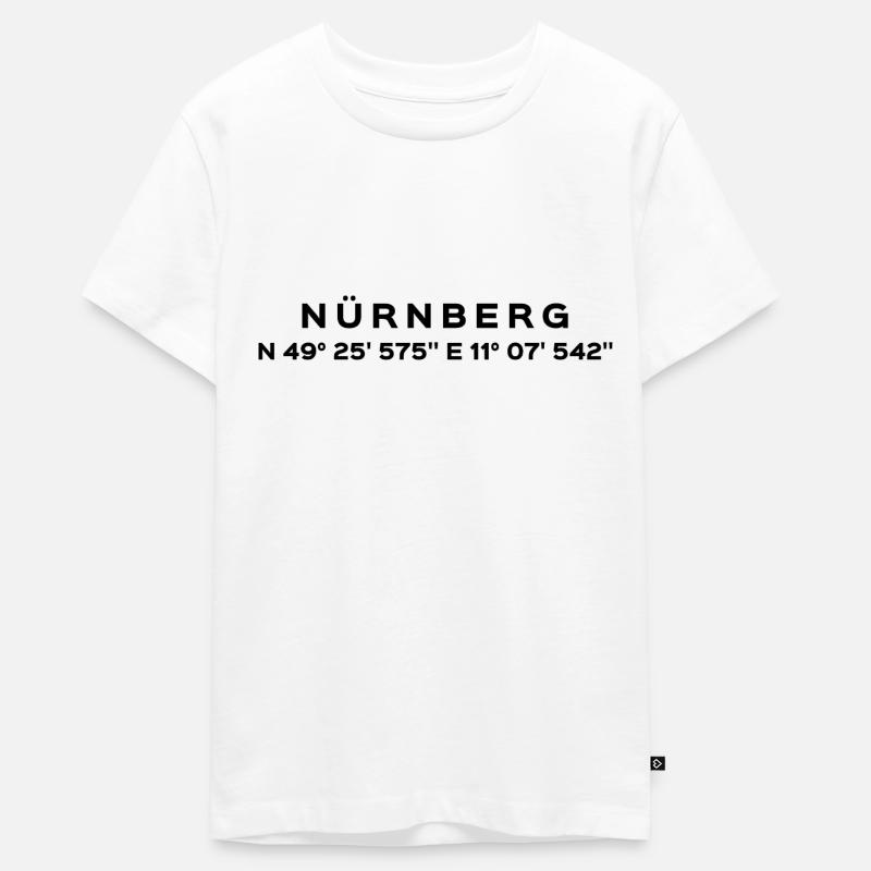 Nuremberg - T-shirt Premium bio Ado - blanc