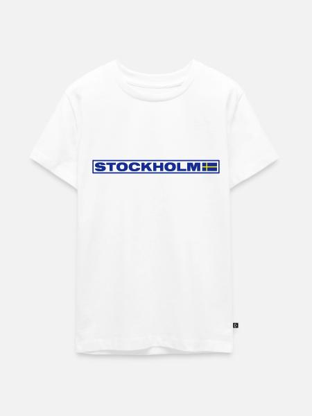 STOCKHOLM - Teenager Premium Bio T-Shirt - Weiß