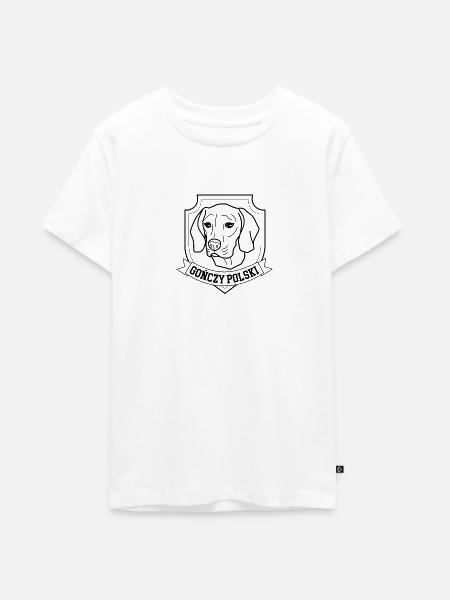 GOŃCZY POLSKI - Teenager Premium Bio T-Shirt - Weiß