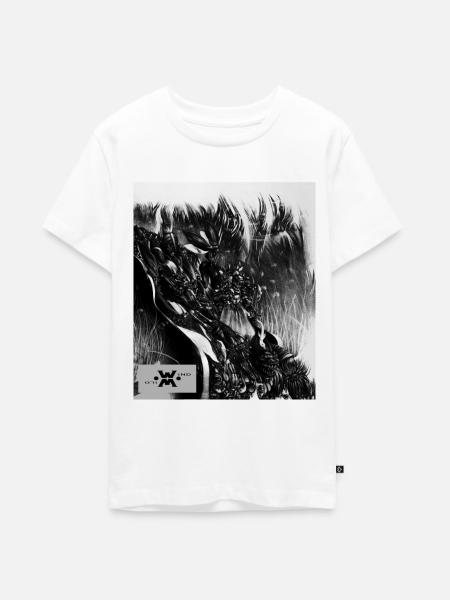 WINDWILD - Teenager Premium Bio T-Shirt - Weiß