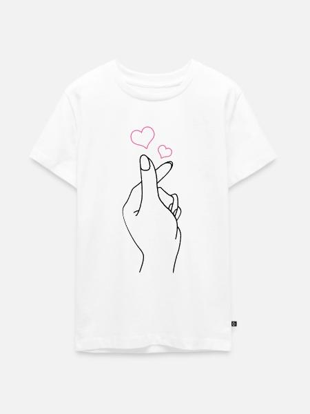 K-Pop - Teenager Premium Bio T-Shirt - Weiß