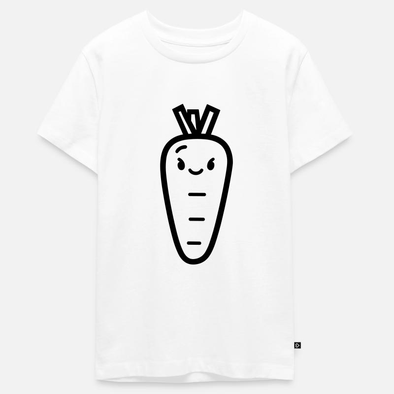 Carotte - T-shirt Premium bio Ado - blanc