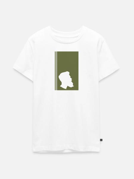 Bart Baertig Hipster - Teenager Premium Bio T-Shirt - Weiß