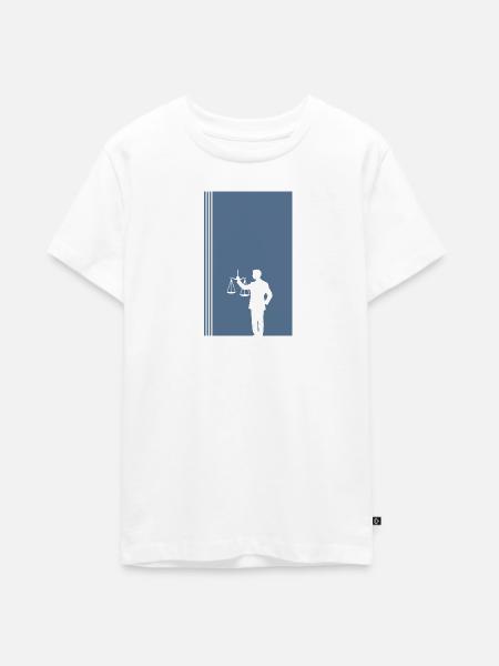 Recht Anwalt Behandlung - Teenager Premium Bio T-Shirt - Weiß
