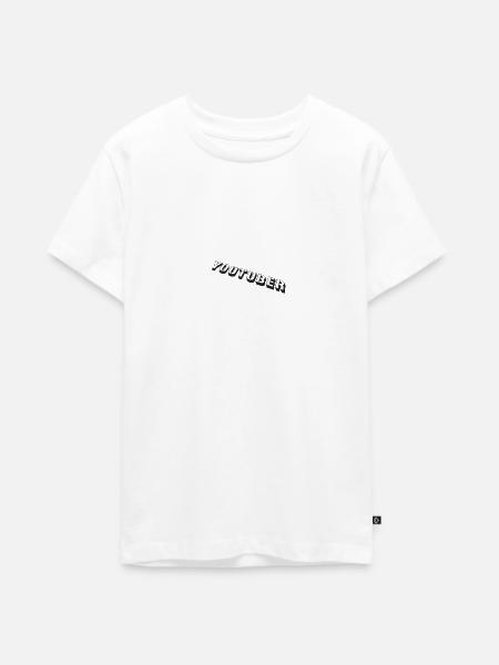 YOUTUBER - Teenager Premium Bio T-Shirt - Weiß