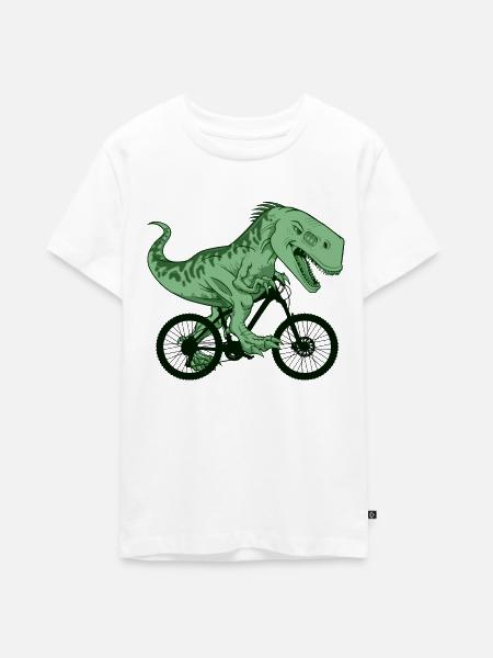 Dinosaurier - Teenager Premium Bio T-Shirt - Weiß
