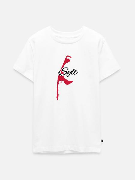 Sylt - Teenager Premium Bio T-Shirt - Weiß