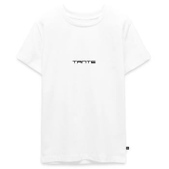 Tante - T-shirt Premium bio Ado - blanc - Devant - AI Model Teenager Male light (155cm)