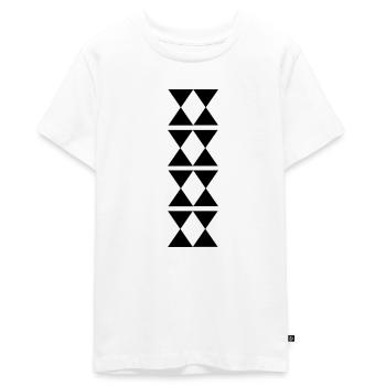 Dernière mode - T-shirt Premium bio Ado - blanc - Devant - AI Model Teenager Male light (155cm)