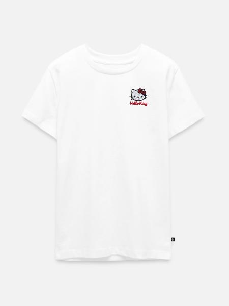 Hello Kitty Stick Portrait - Teenager Premium Bio T-Shirt - Weiß