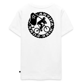 Antifa Bike Punks - Maglietta ecologica premium da ragazzi - bianco - Retro - AI Model Teenager Male light (155cm)