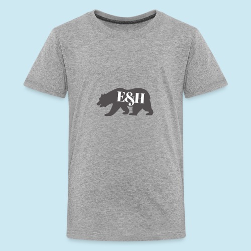 Wild bear design ~ E&H Woodland Collection - Teenage Premium T-Shirt