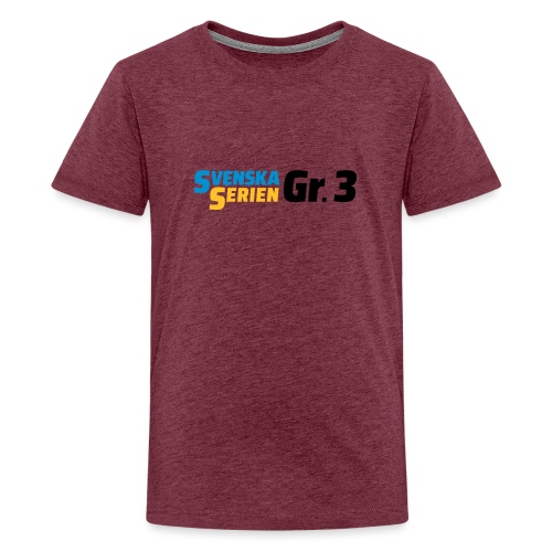 SSGr3 svart - Premium-T-shirt tonåring