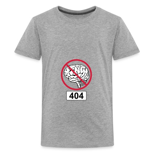 Nie znaleziono mózgu 404 - Koszulka młodzieżowa Premium