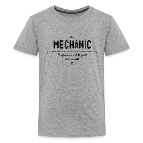 Bester Mechaniker wie ein Superheld - Teenager Premium T-Shirt