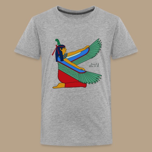 Maat I altägyptische Göttin - Teenager Premium T-Shirt