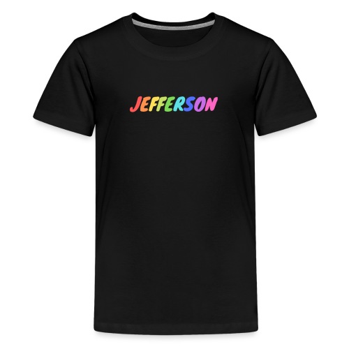 Jefferson regenboog - Teenager Premium T-shirt