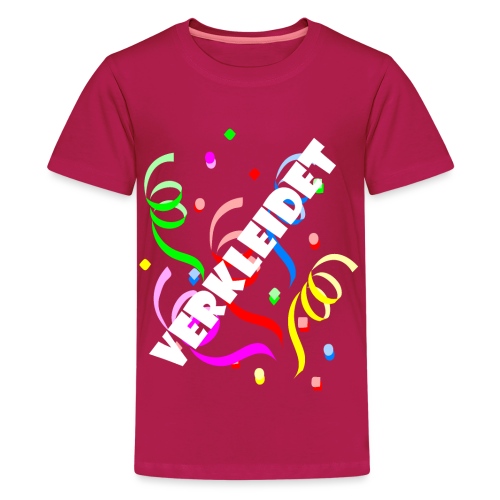 verkleidet Luftschlange Karneval Norddeutsch - Teenager Premium T-Shirt