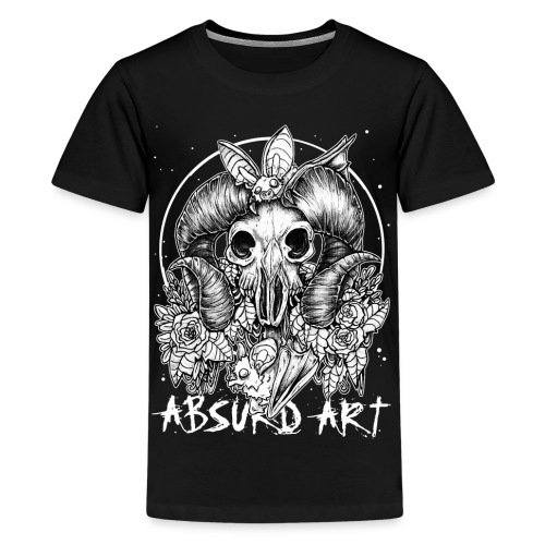 Sternzeichen Widder, von Absurd Art - Teenager Premium T-Shirt
