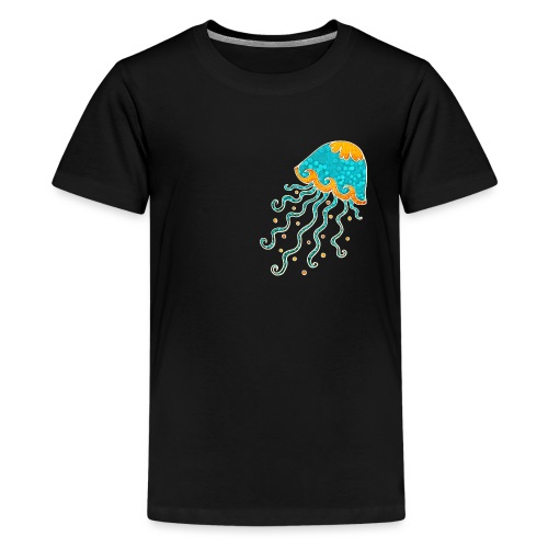 Qualle Meer Sommer Strand Fische Unter Wasser - Teenager Premium T-Shirt