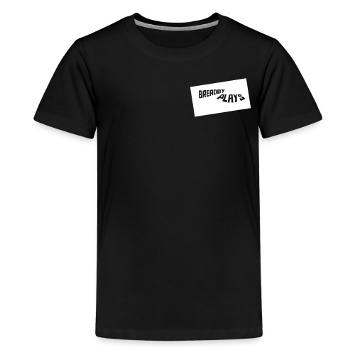 Logo White - Teenage Premium T-Shirt